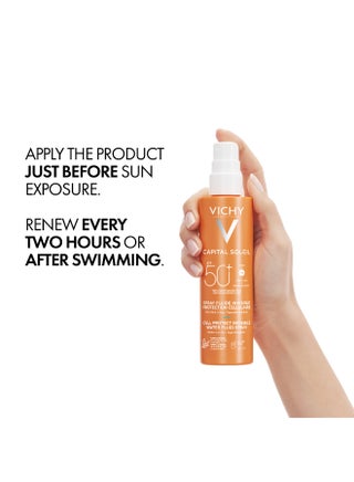 كابيتال سوليل بخاخ واقي من الشمس سائل غير مرئي بعامل حماية من الشمس SPF50+ للوجه والجسم - view 5