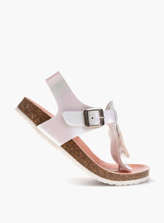 Pablosky Girls Strap Sandals With Buckle Strap Closure  - Image 5