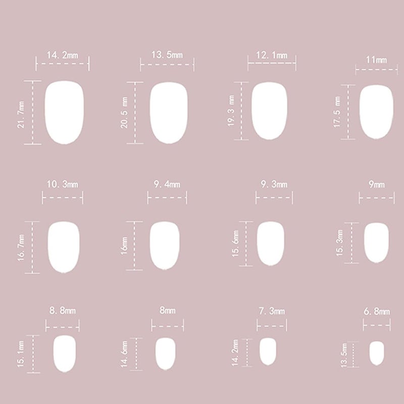 24pcs Almond Flower French Fake Acrylic False, Artificial Glues on for Womens Acrylic Glues on for Women Clear - Image 3