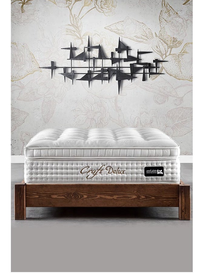 أمسى مرتبة كرفت ديلوكس - نظام سوست منفصلة مع طبقة لباد منفصلة | راحة فندقية ودعم مثالي للنوم العميق - Image 2