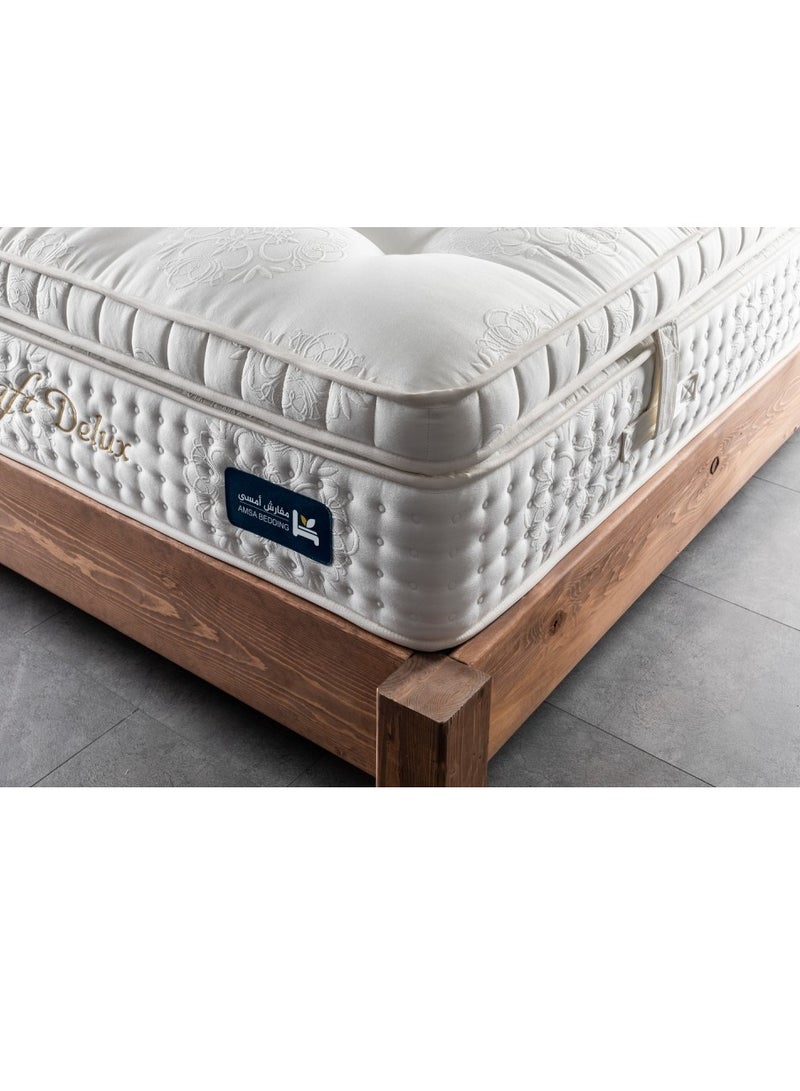 أمسى مرتبة كرفت ديلوكس - نظام سوست منفصلة مع طبقة لباد منفصلة | راحة فندقية ودعم مثالي للنوم العميق - Image 5