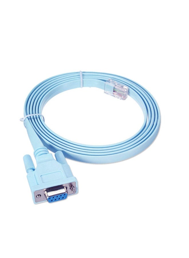 Console cable Serial Cable Rj45 to DB9 & RS232 to USB (2 In 1) for Cisco device 1M+1.8M - Image 2
