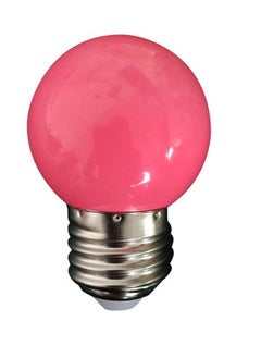 NIBEMINENT 3-Piece E27 Energy Saving LED Bulb Pink 4.6 x 6.8centimeter 