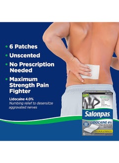 Salonpas Salonpas Lidocaine 4% Pain Relieving Gel-Patch  - Image 4