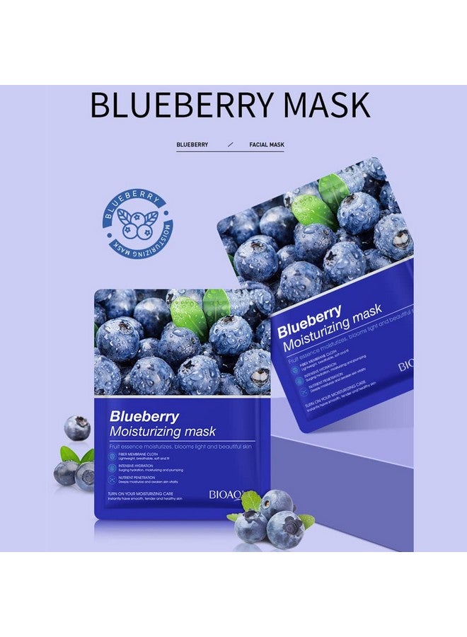 بيو أكوا مستخلص زهرة الفاكهة فيتامين C قناع الوجه جوهر النبات ترطيب غشاء الألياف القماش ترطيب عميق الوجه العناية بالبشرة 25 جرام × 8 قطعة - Image 2