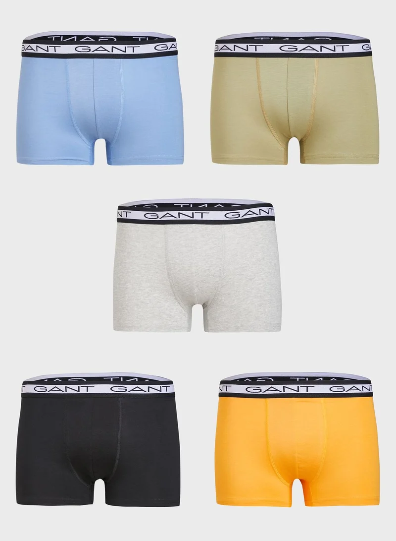 GANT 5 Pack Logo Band Trunks
