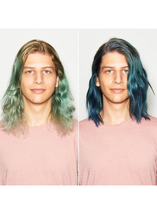 Overtone Color Depositing Semi-Permanent Hair Dye Conditioner - 8 oz For Natural & Color-Treated Hair, Moisturizing Shea Butter & Coconut Oil - Vegan & Cruelty-Free, Smoky Blue is now Smoky Sapphire - Image 3