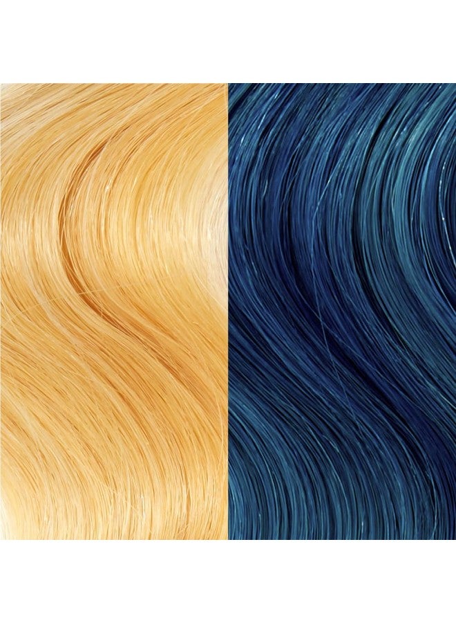 Overtone Color Depositing Semi-Permanent Hair Dye Conditioner - 8 oz For Natural & Color-Treated Hair, Moisturizing Shea Butter & Coconut Oil - Vegan & Cruelty-Free, Smoky Blue is now Smoky Sapphire - Image 4