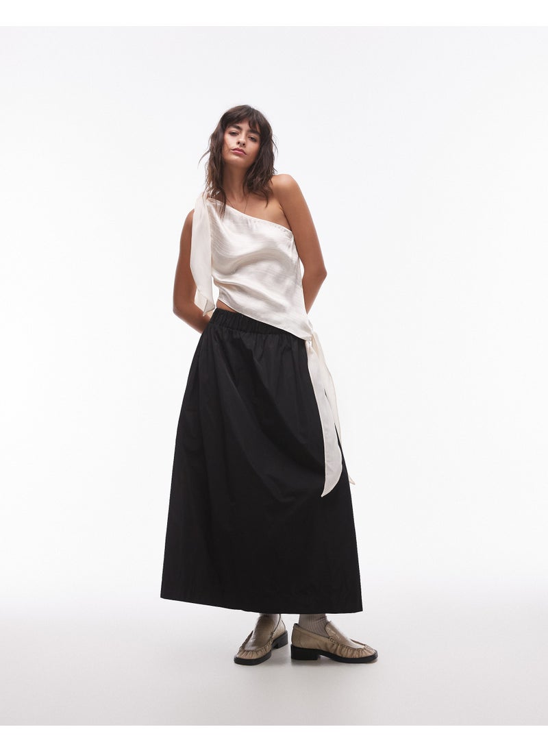 TOPSHOP Knot One Shoulder Top  - Image 4