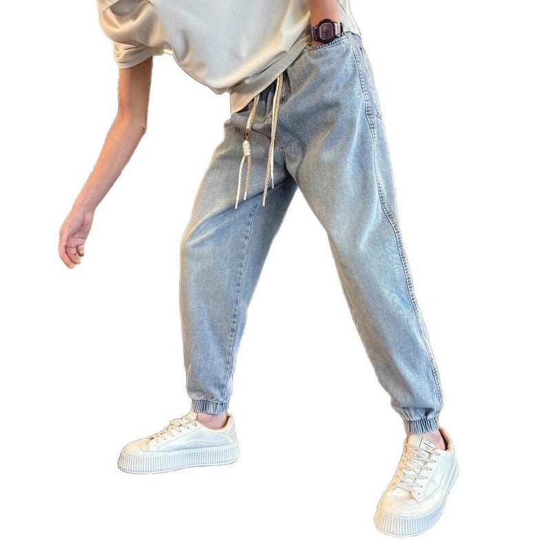 Unisex Casual Daily Denim Jeans - Image 1