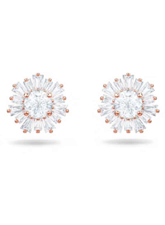 Swan أقراط زهرة الشمس الكريستالية من سوان، سحر عصري - Image 1