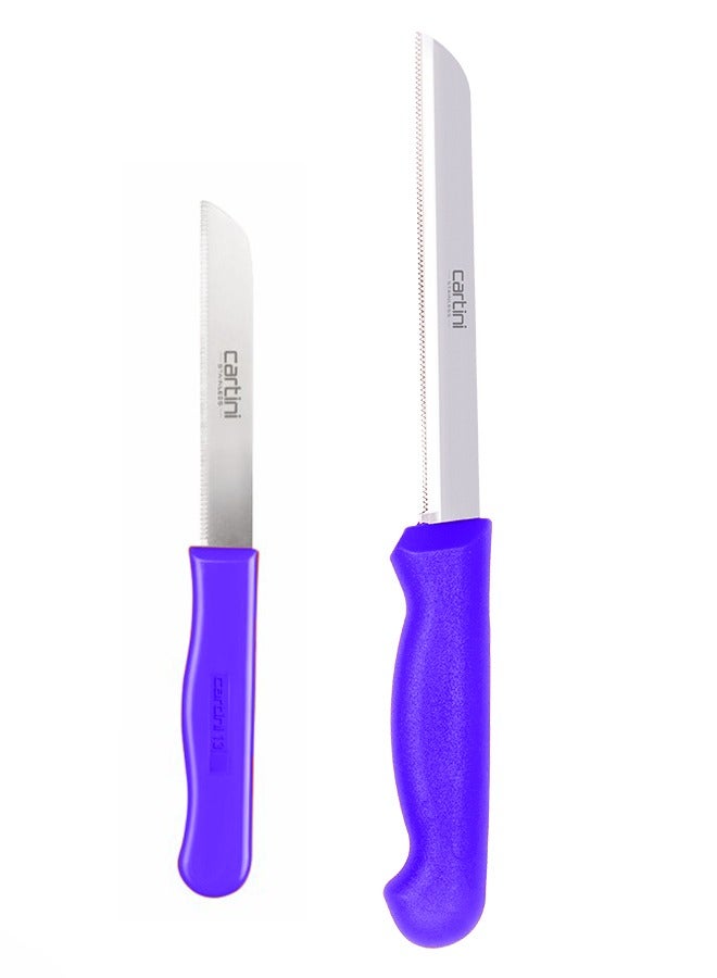 Godrej Cartini Godrej Cartini Stainless Steel Ultra Edge Knives Set of 3 Pieces -Blue  - Image 2