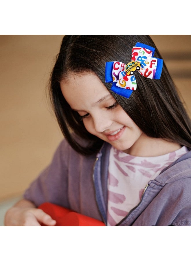 melyde School Hair Bow Clipsback To School Cheer Hair Pins For Kids Girlshandmade Graduation Season Decor Hair Accessories For Students - Image 5