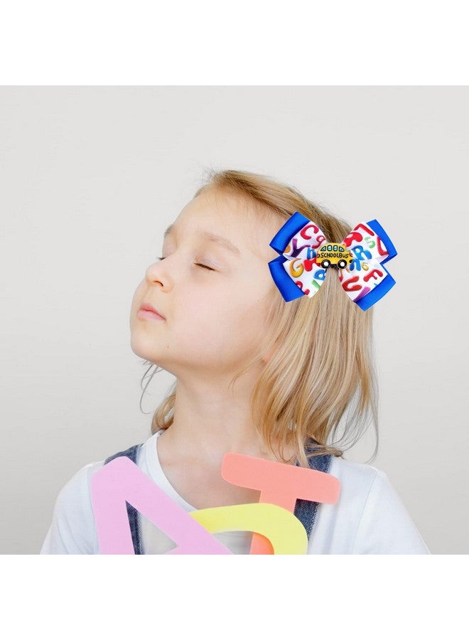 melyde School Hair Bow Clipsback To School Cheer Hair Pins For Kids Girlshandmade Graduation Season Decor Hair Accessories For Students - Image 3