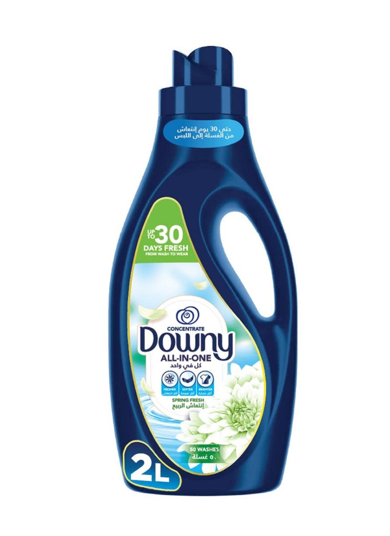 Downy Spring Fresh All-in-One Concentrate Fabric Softener 2L - Image 1