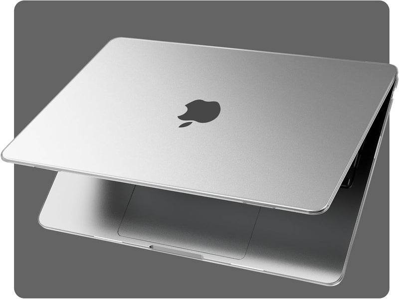 Case Compatible for MacBook Air 13.6 inch M5 M4 M3 M2 2026 2025-2022,A3449 A3240 A3113 A2681,[Ultra-Thin Invisible Translucent],M2 M3 M4 Air 13 Protective Hard Shell Cover-Matte Clear - Image 1