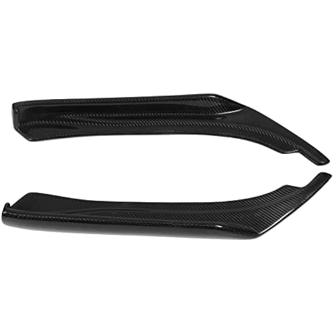 GOTOTOP Carbon Fiber Rear Bumper Splitter Side Lip Splitters Aprons for 2014-2022 - Image 1