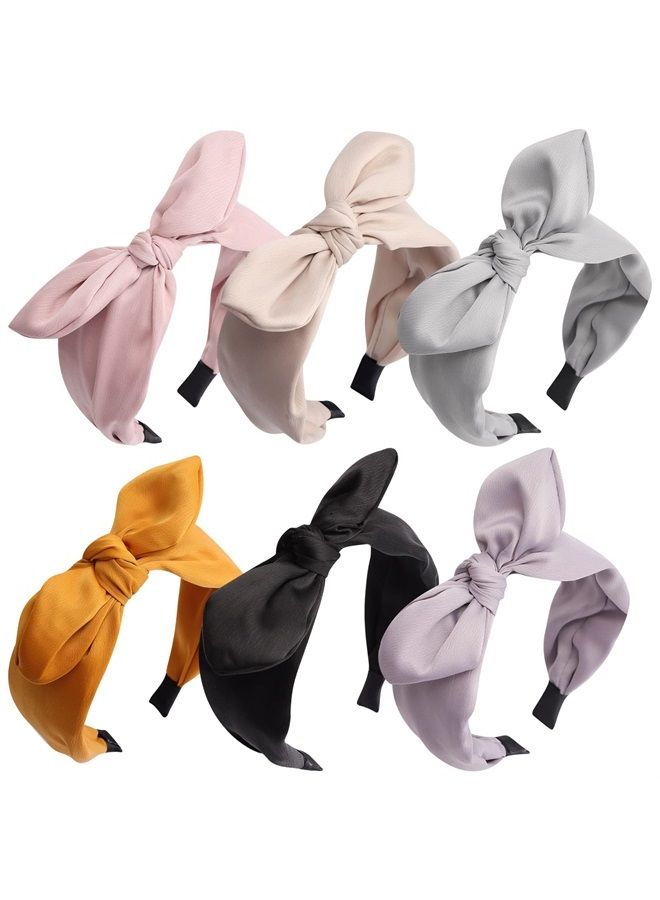 Jaciya Bow Headbands for Women Non Slip Fashion Knotted Headband with Bow Girls Bunny Ears Head Band Hair Accessories Diademas Para Mujer De Moda - Image 1