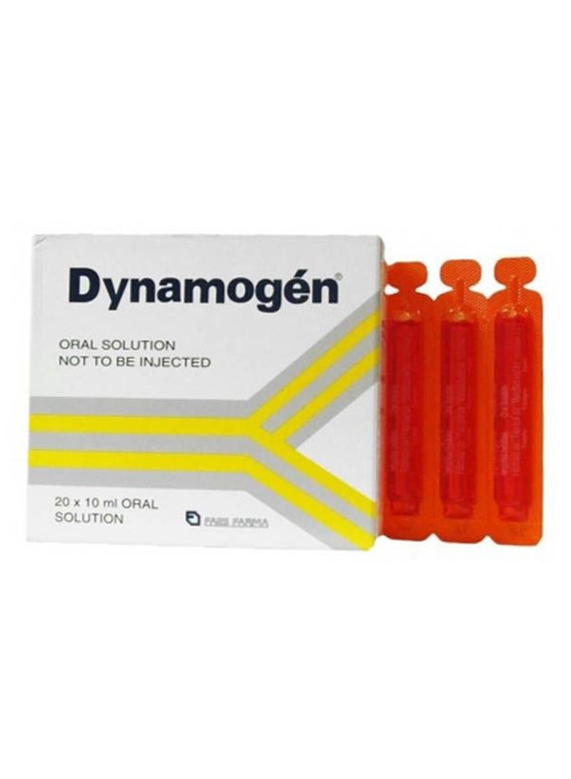 FAES FARMA Dynamogen Oral Solution 20 Vials x 10Ml - Image 1