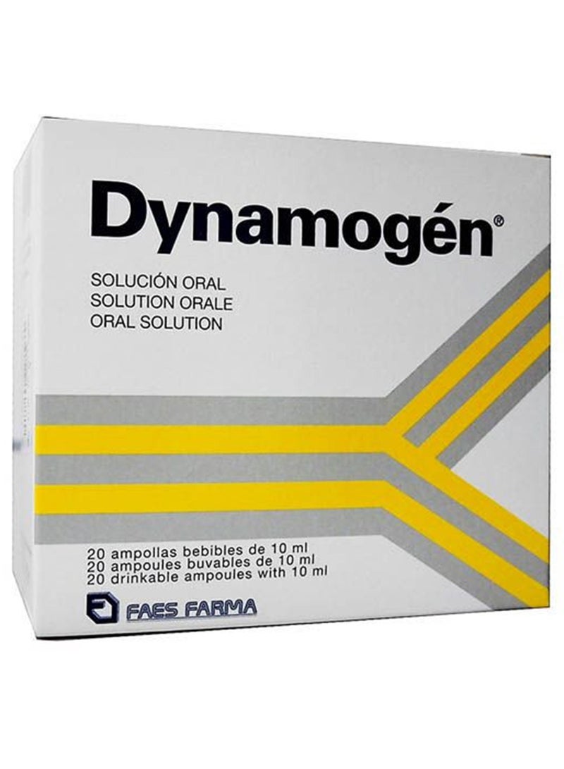 FAES FARMA Dynamogen Oral Solution 20 Vials x 10Ml - Image 2