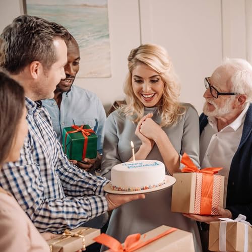 Yeplan 25 Packs White Cake Boards,Cake Boards 10 inch Round,Food-graded Corrugated Cardboard Cake Rounds,Waterproof and Oil-proof Cake Plate for Cake DIY,Dessert and Crafts Display - Image 5