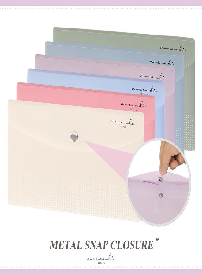 H4D Budget Envelopes for Cash System, Bill Bags, Small Plastic Receipt Holder Organizer, Pastel Colors, 9x5 Inch, 6 Pack - Image 3