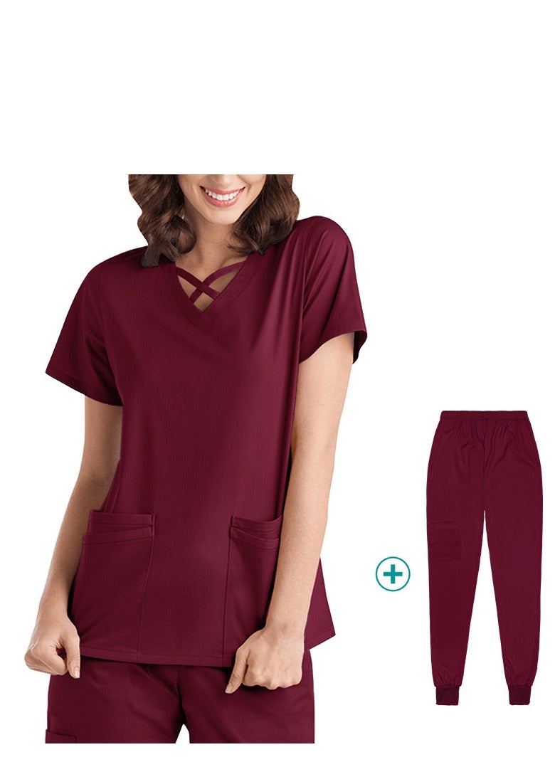 New elastic quick drying medical work clothes for dental doctors and nurses - Image 1