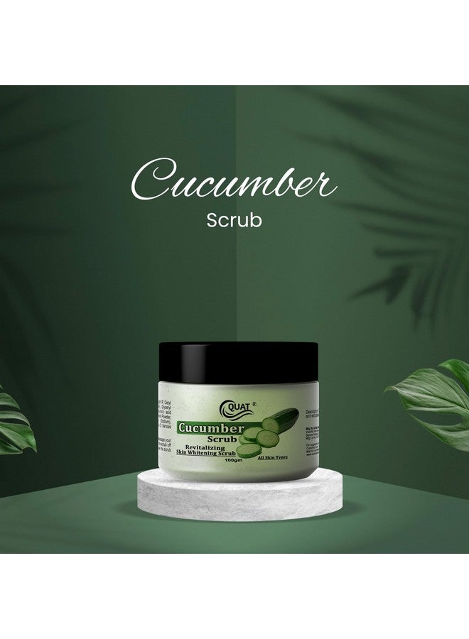 Quat Cucumber Face Scrub 100gm - Image 4