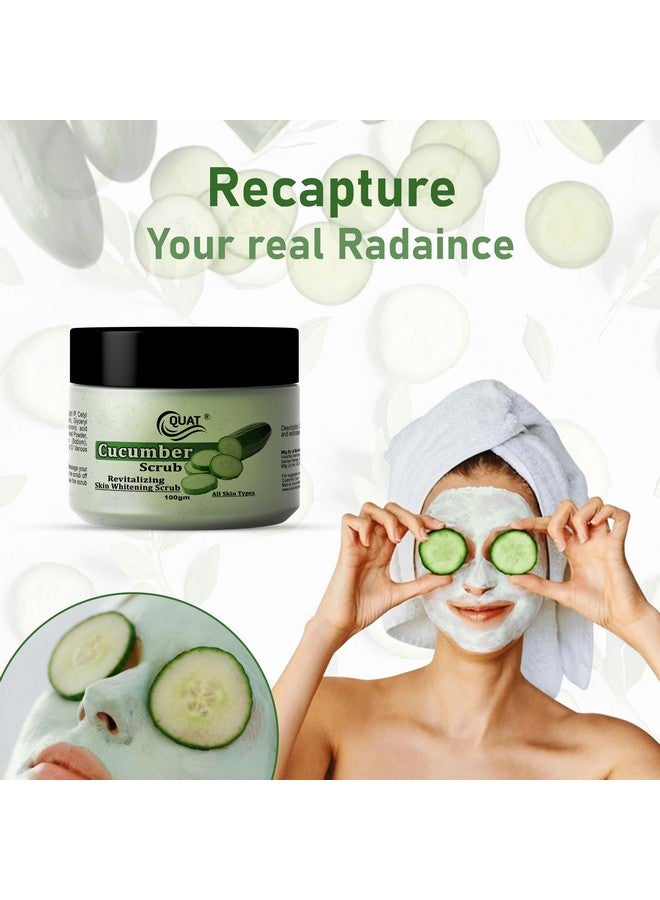 Quat Cucumber Face Scrub 100gm - Image 2