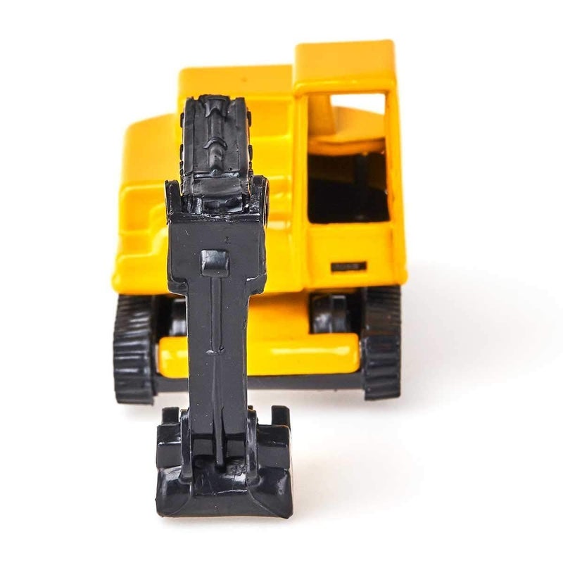 siku 0801 Excavator, Metal/Plastic, Yellow/Black, Movable Excavator Arm, Rotating Cab - Image 2