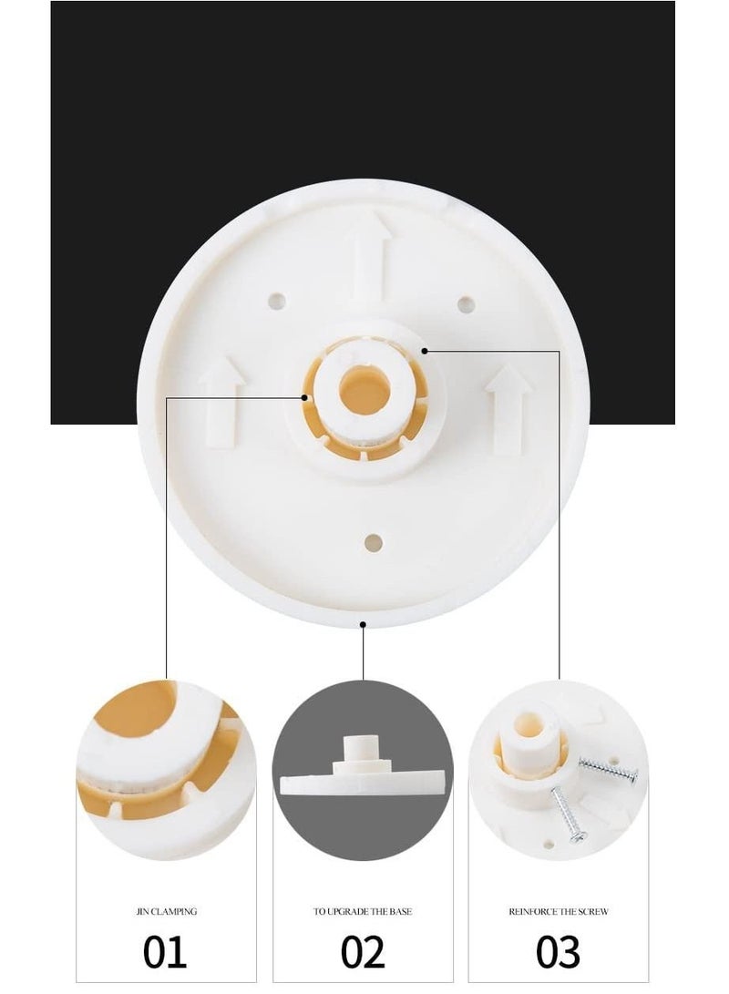 Rubik Shower Curtain Rod L Shape (100-140cm & 100-140cm) Tension Rod Adjustable Extendable Ends No Drill Adhesive Based Holders (Type D) - Image 5