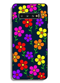 Tolwak Samsung Galaxy S10 4G Protective Case Cover Colorful Flowers  - Image 2