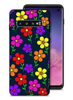 Tolwak Samsung Galaxy S10 4G Protective Case Cover Colorful Flowers  - Image 1