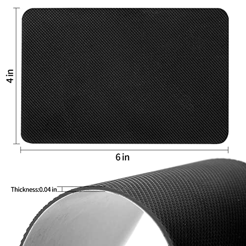 CZBYXA12 Black Shoe Sole Protector,Anti Slip Shoe Grips on Bottom of Shoes - Bottom Protector - Sole Guard - Non-Slip Shoe Pads for High Heels (6"x4",Black-2Pairs) - Image 5