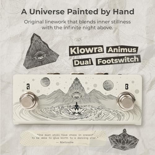 Klowra Animus Dual Momentary Footswitch Controller for Guitar Pedals, 1×TRS&2×TS Outputs to Control Up to 3 Pedals, Passive TRS A/B Mapping Switch, Includes TRS Cable(Animus Khaki) - Image 5