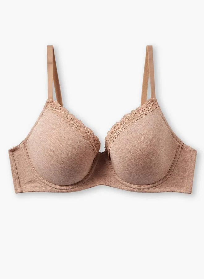 سبلاش فيڤ 3 Pack Demi Bra Lace Trim