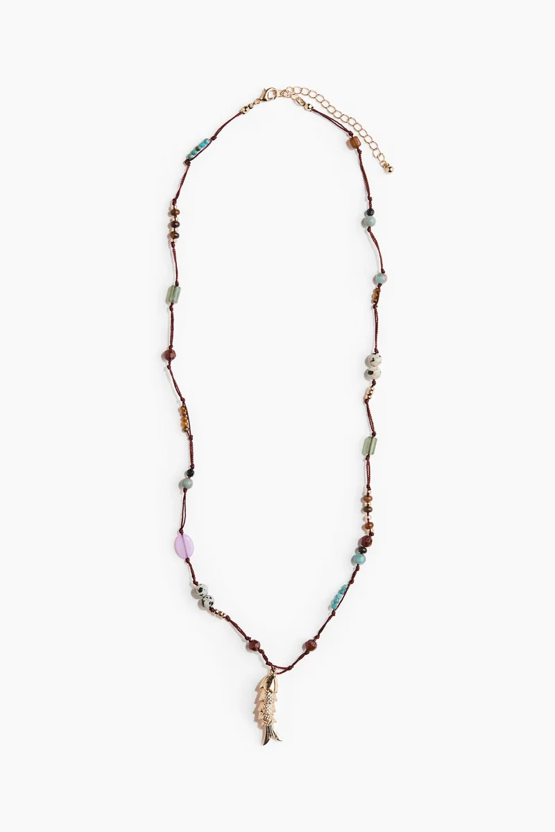 H&M Beaded cord necklace