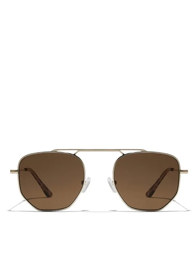 Blackout BlackOut by eyewa THEO Unisex Sunglasses, Gold/Brown