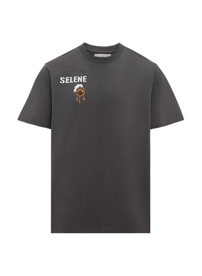 Selene Unisex - Bear Graphic Short Sleeve T-Shirt