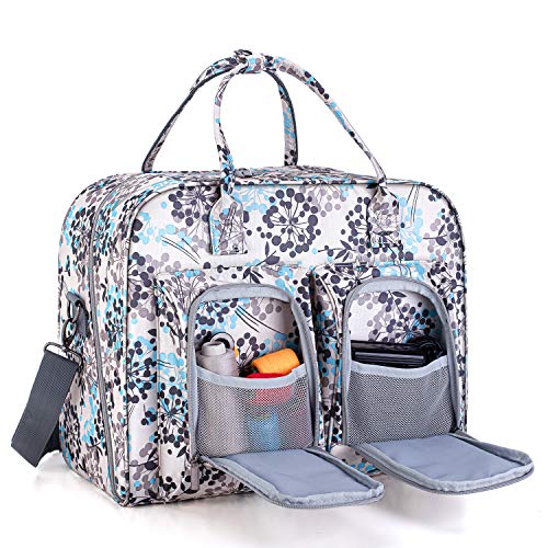 Teamoy Sewing Machine Carrying Case, Sewing Machine Tote with Bottom Wooden Board Pad for Most Standard Sewing Machines and Accessories, Dandelion - Image 3