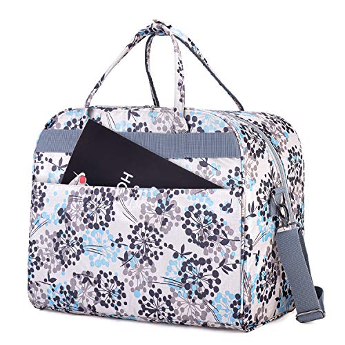 Teamoy Sewing Machine Carrying Case, Sewing Machine Tote with Bottom Wooden Board Pad for Most Standard Sewing Machines and Accessories, Dandelion - Image 4