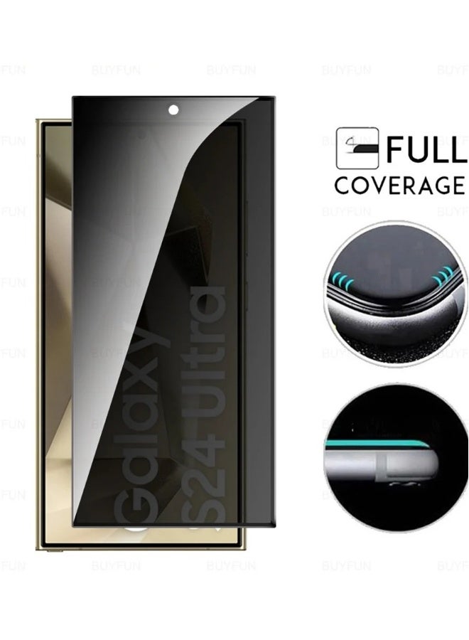 DUSALA Samsung Galaxy S24 Ultra Privacy Glass Screen Protector Anti-Spy Tempered Glass Film Scratch Resistant Bubble Free Glass Screen Protector - Image 5