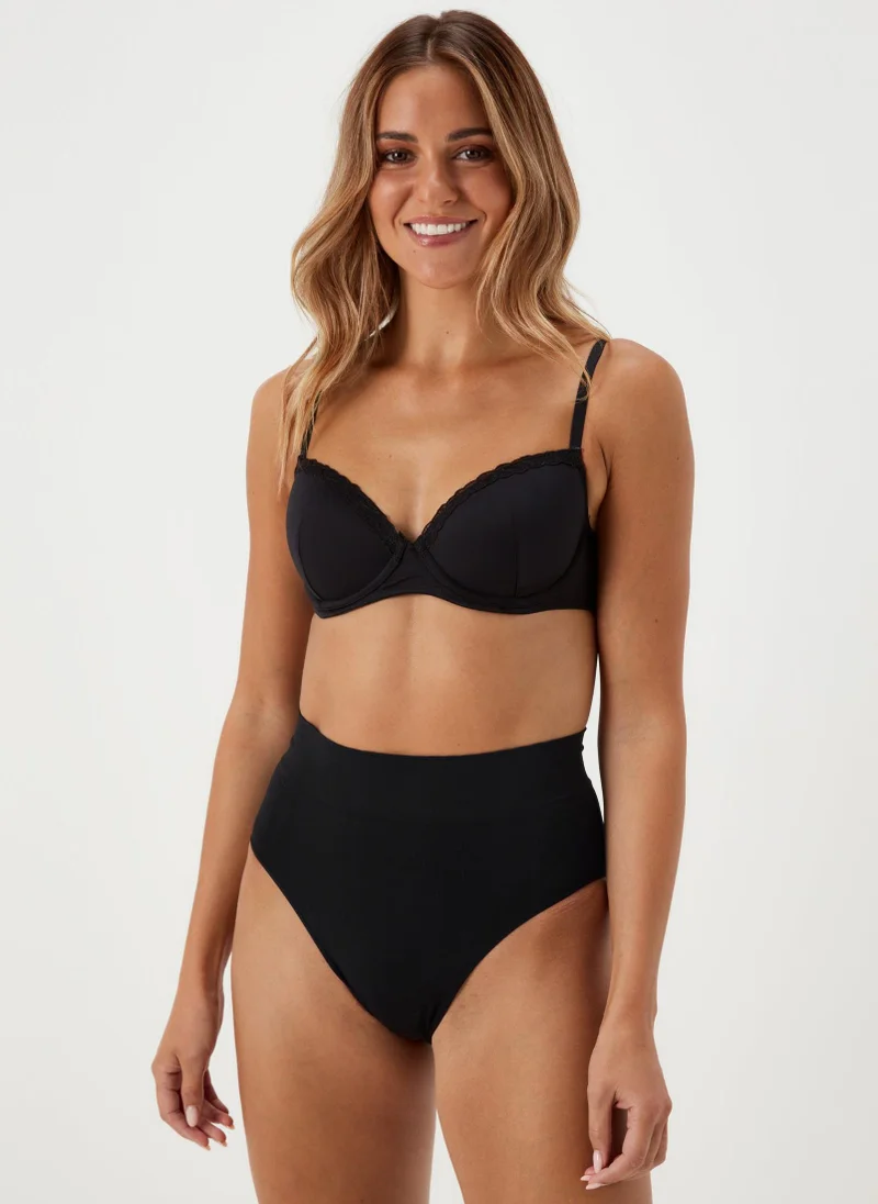 Matalan 2 Pack Seam Free Ribbed Full Knickers