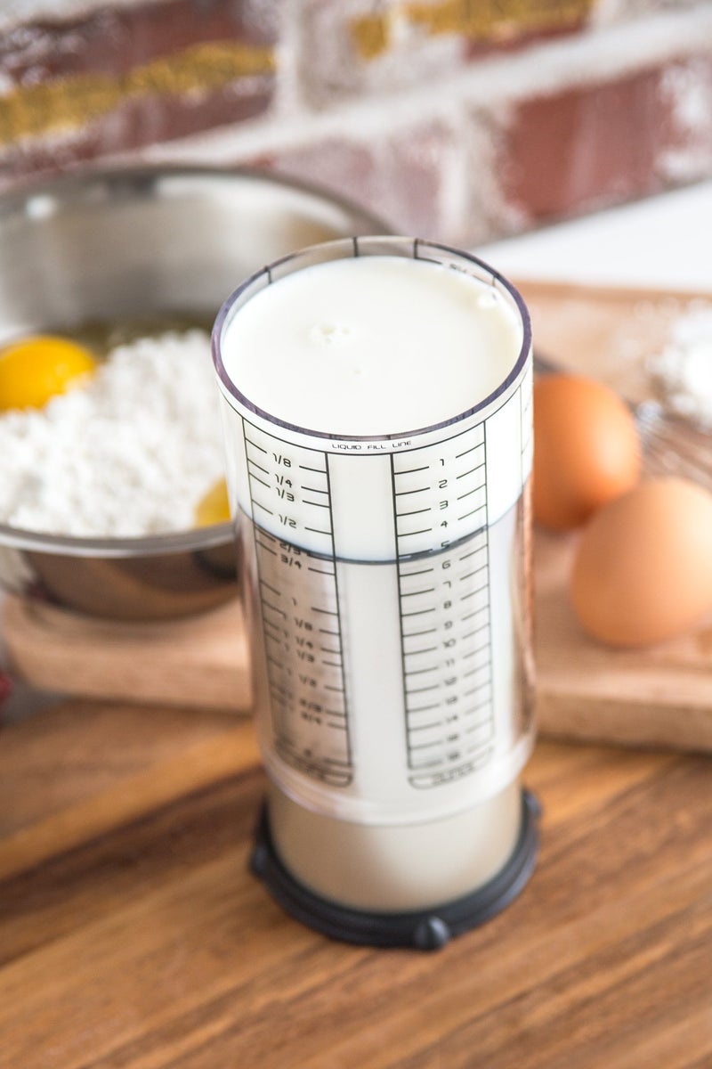 KitchenArt Professional Series 2 Cup Adjust-A-Cup, Champagne Satin, Adjustable, 1/8 to 2-Cup White - Image 3