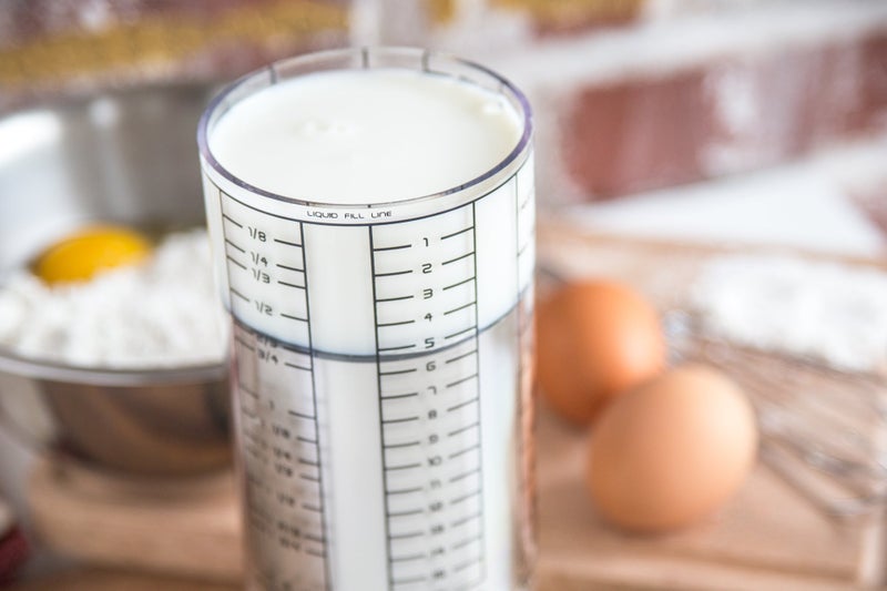 KitchenArt Professional Series 2 Cup Adjust-A-Cup, Champagne Satin, Adjustable, 1/8 to 2-Cup White - Image 5