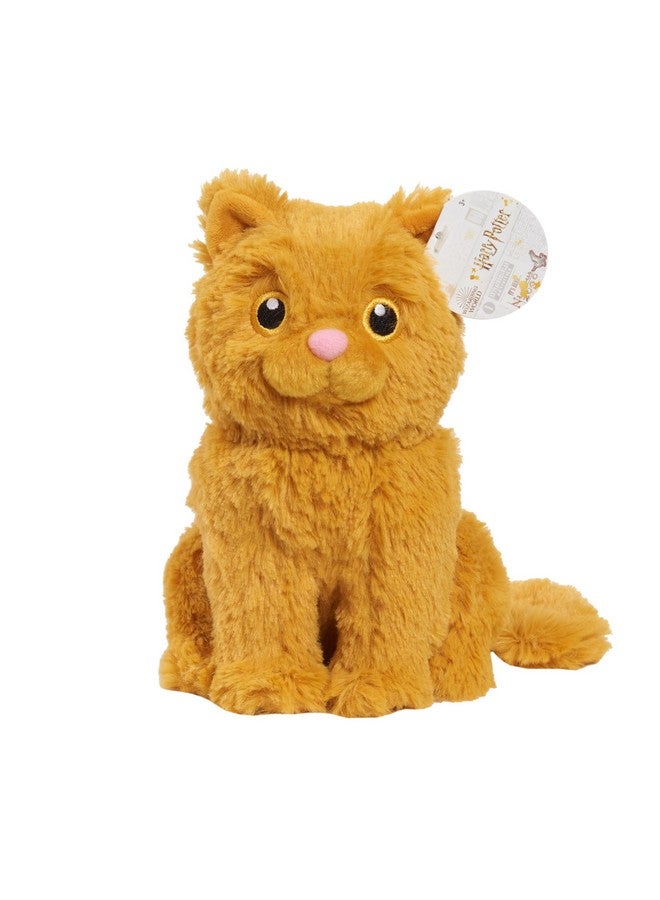 Harry Potter دمية صغيرة من هاري بوتر، كروكشانكس، قطة محشوة بطول 7 بوصات، برتقالية، ألعاب للأطفال من عمر 3 سنوات فما فوق من جاست بلاي - Image 1