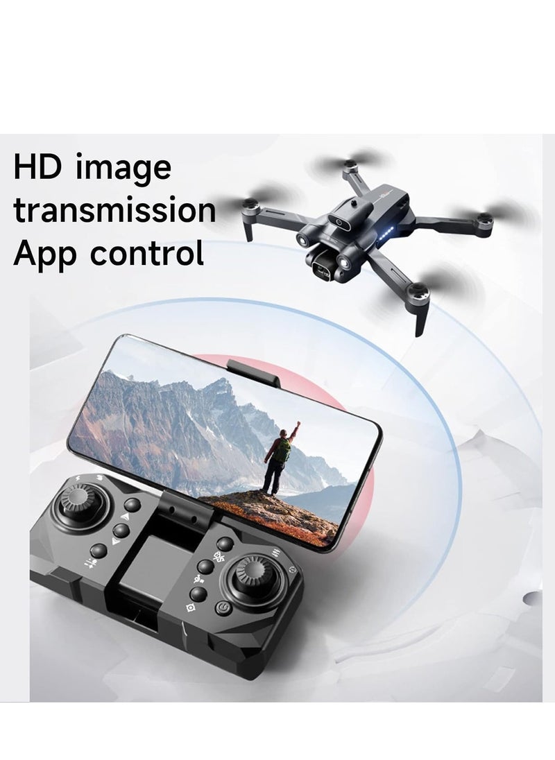 JAJEEK P12 Pro Multi-Feature Drone with 4K & 1080P Dual Camera – 120° Wide-Angle Lens, FPV WiFi Live Streaming, Smart Position Locking, Foldable & Lightweight, Remote Control, One-Key Return, Gesture & Voice Control – Perfect for Aerial Photography & Travel (Multicolor) - Image 4