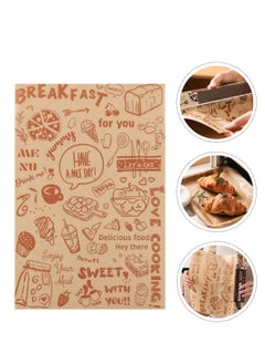 KASTWAVE 2 Rolls Baking Paper Rolls, Food Wrap Paper, French Fries Liner Paper Wax Paper Air Fryer Paper Cookie Oven Paper Non No Burn Baking Supplies Fried Coated Paper, Made of Food Grade Materials  - Image 3