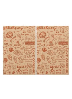 KASTWAVE 2 Rolls Baking Paper Rolls, Food Wrap Paper, French Fries Liner Paper Wax Paper Air Fryer Paper Cookie Oven Paper Non No Burn Baking Supplies Fried Coated Paper, Made of Food Grade Materials  - Image 1