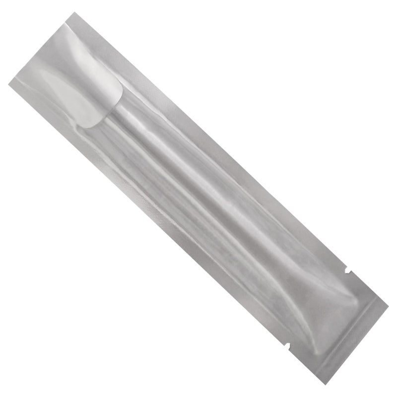 PABCK 100 Pcs 1.97x5.91 inch (inside size 1.57x5.51 inch) Clear Front Vacuum Heat Sealable Foil Bag Mylar Packets for Travel Skincare Sample Food Storage Candy Coffee Chololate Aluminum Foil Package - Image 4